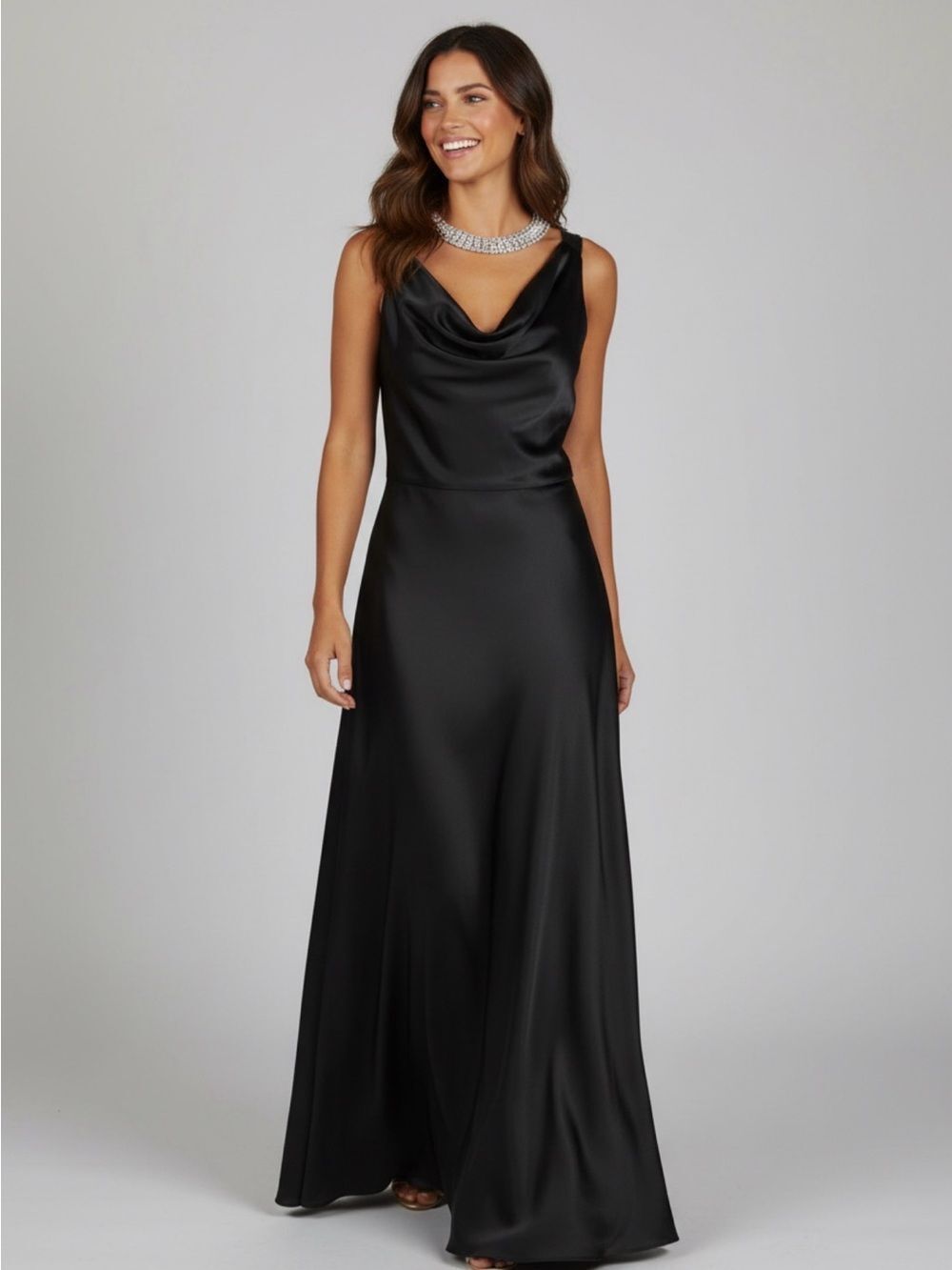 Calvin Klein Black Evening Gown
